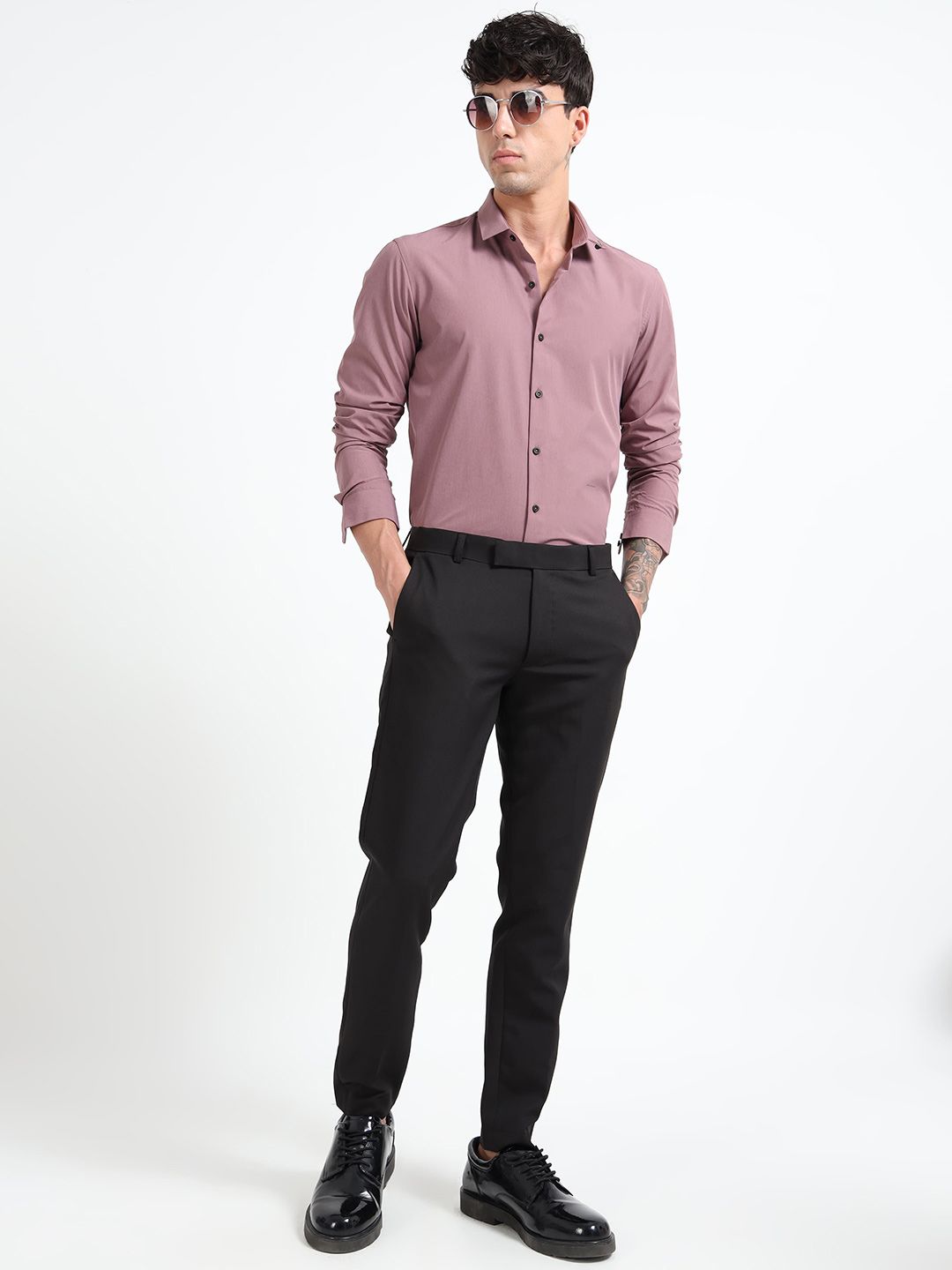Mystery Of Fashion Men Classic Cotton Casual Shirt-picture-35