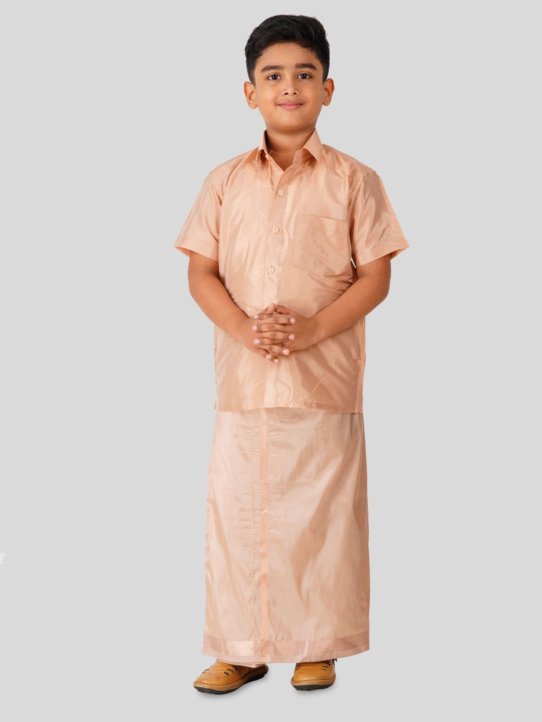THANGAMAGAN Boys Shirt with Dhoti Pants-picture-38