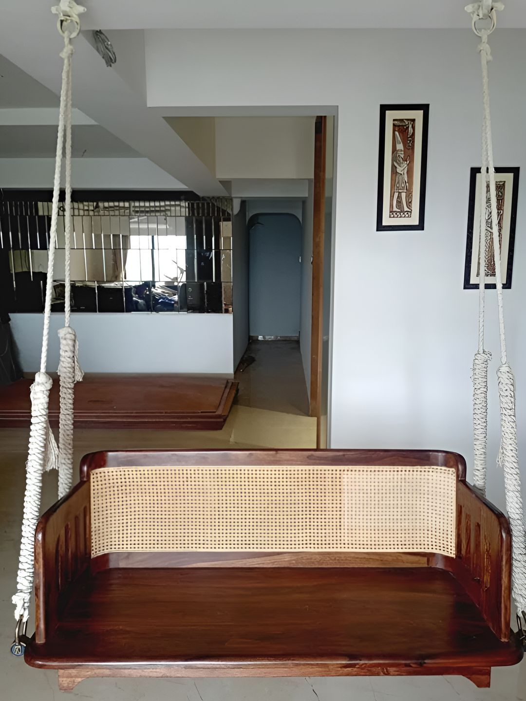 JAIRI TRADERS Brown Wooden Swings