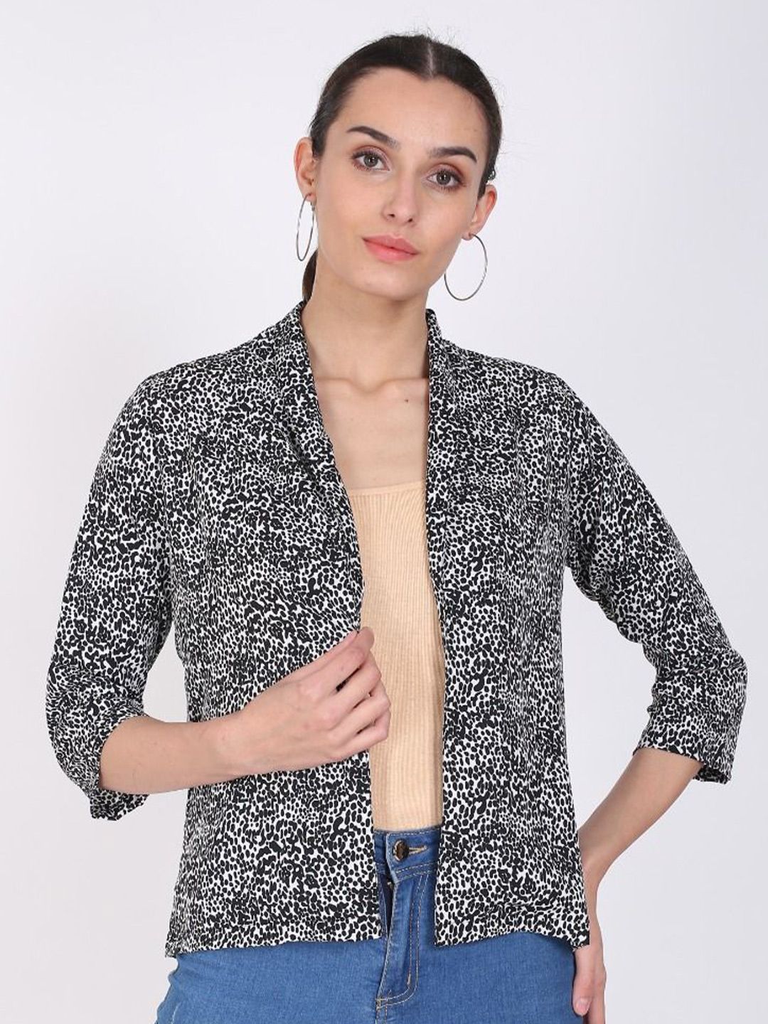 Moda Rapido Women Printed Shrug-picture-22