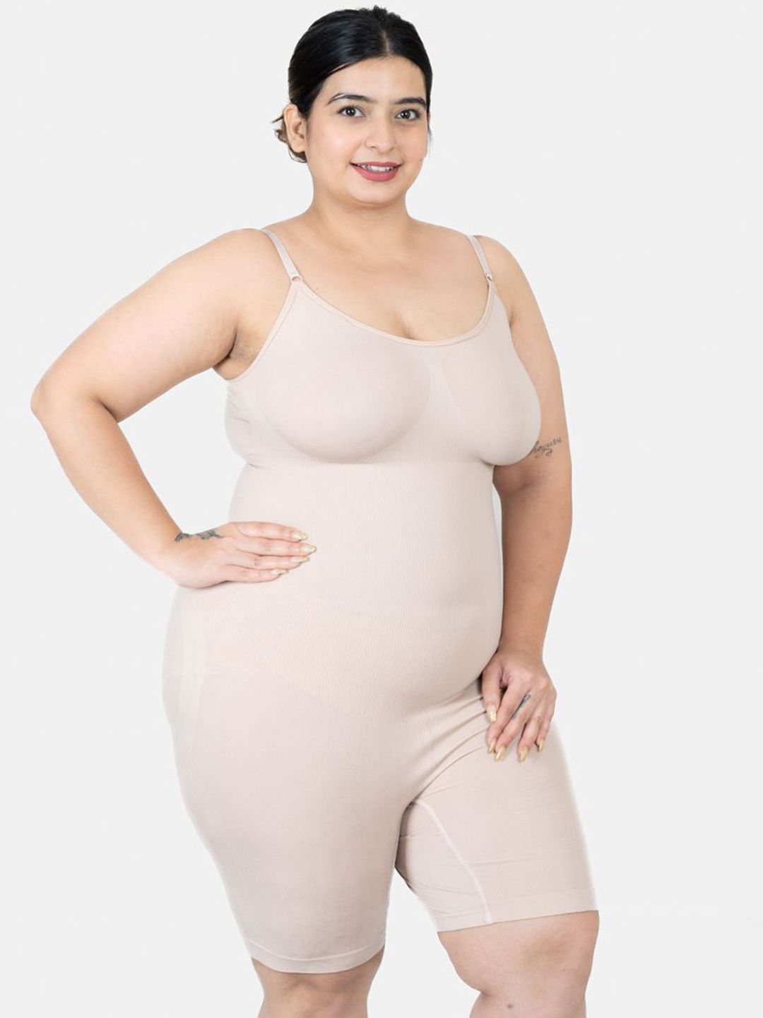 Shapercult Premium Snatched Mid Thigh Bodysuit Shapewear-picture-38