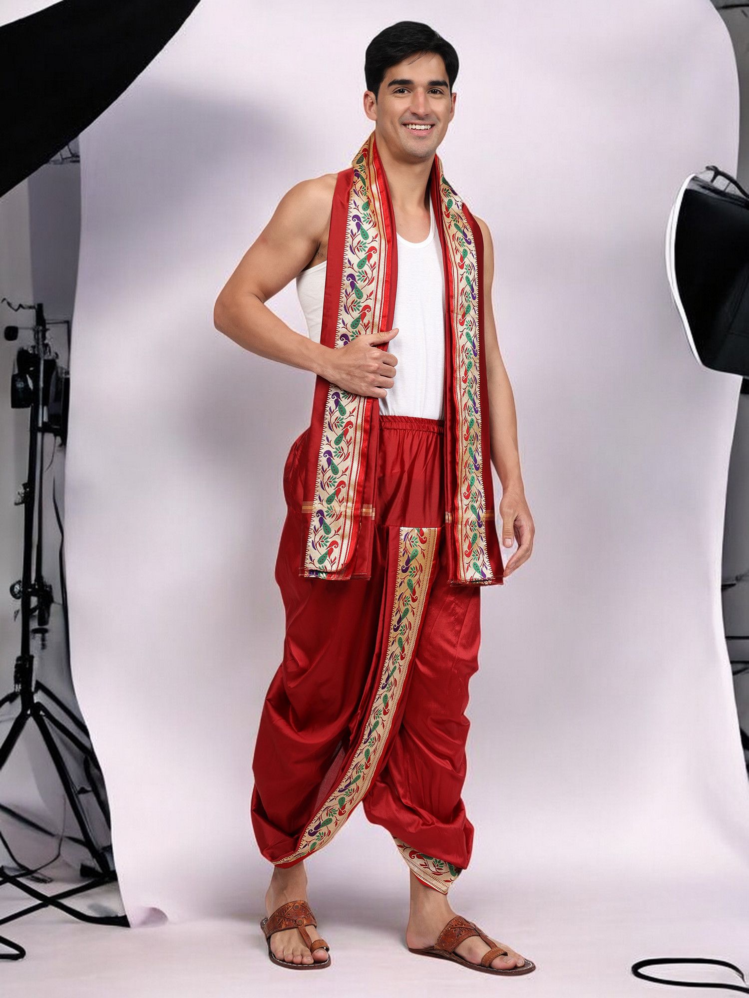 RAMESHWARAM FABRICS Men Dhotis-picture-44