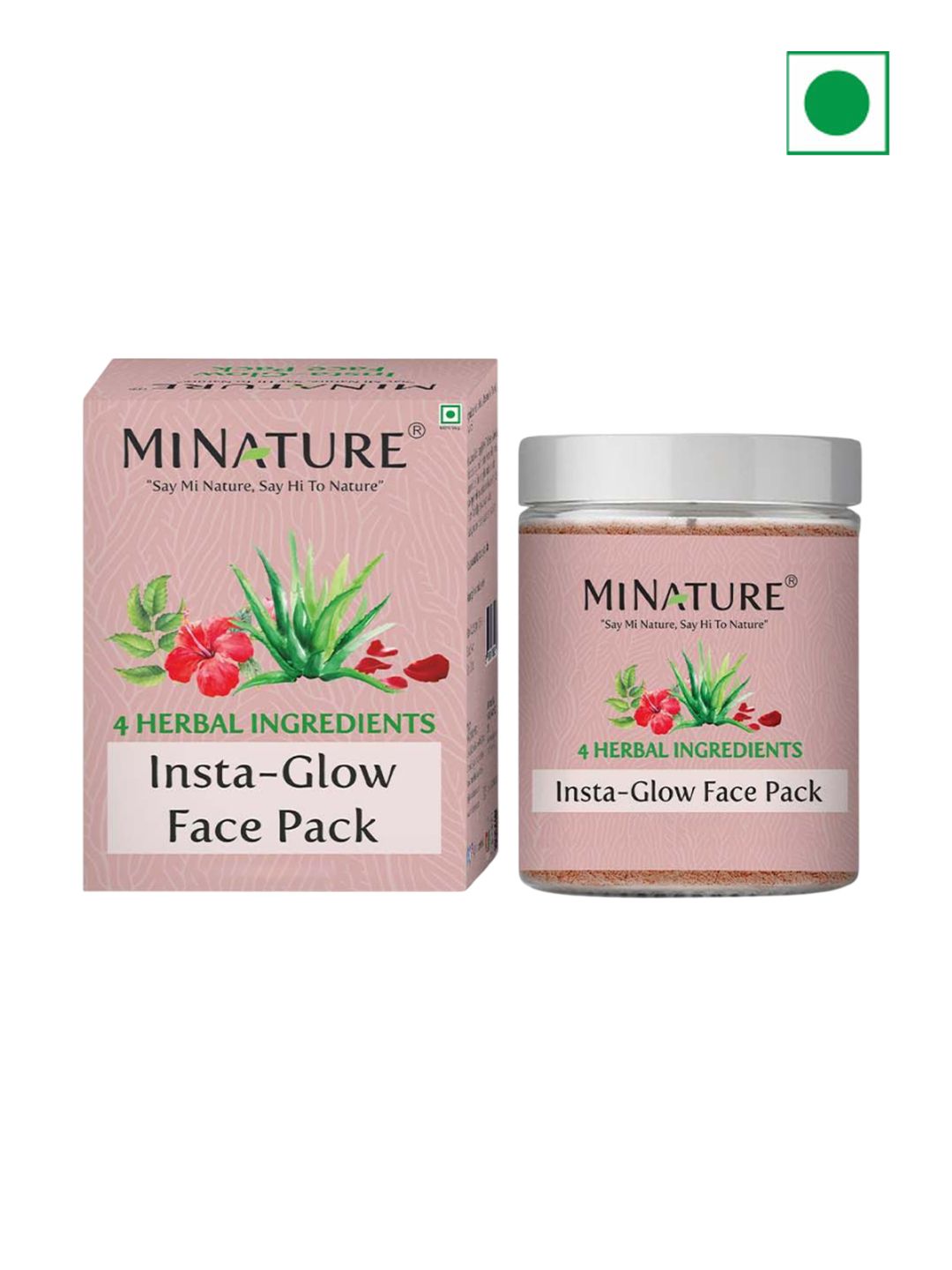 MINATURE Insta Glow Face Pack Powder For Brightening- 100 g-picture-29