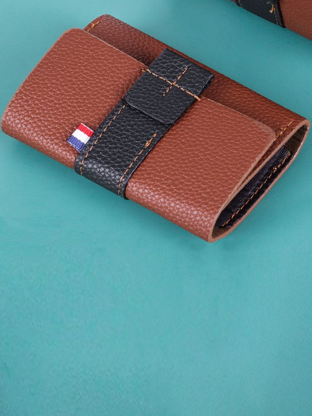 SZN Men Zip Detail Leather Card Holder-picture-40