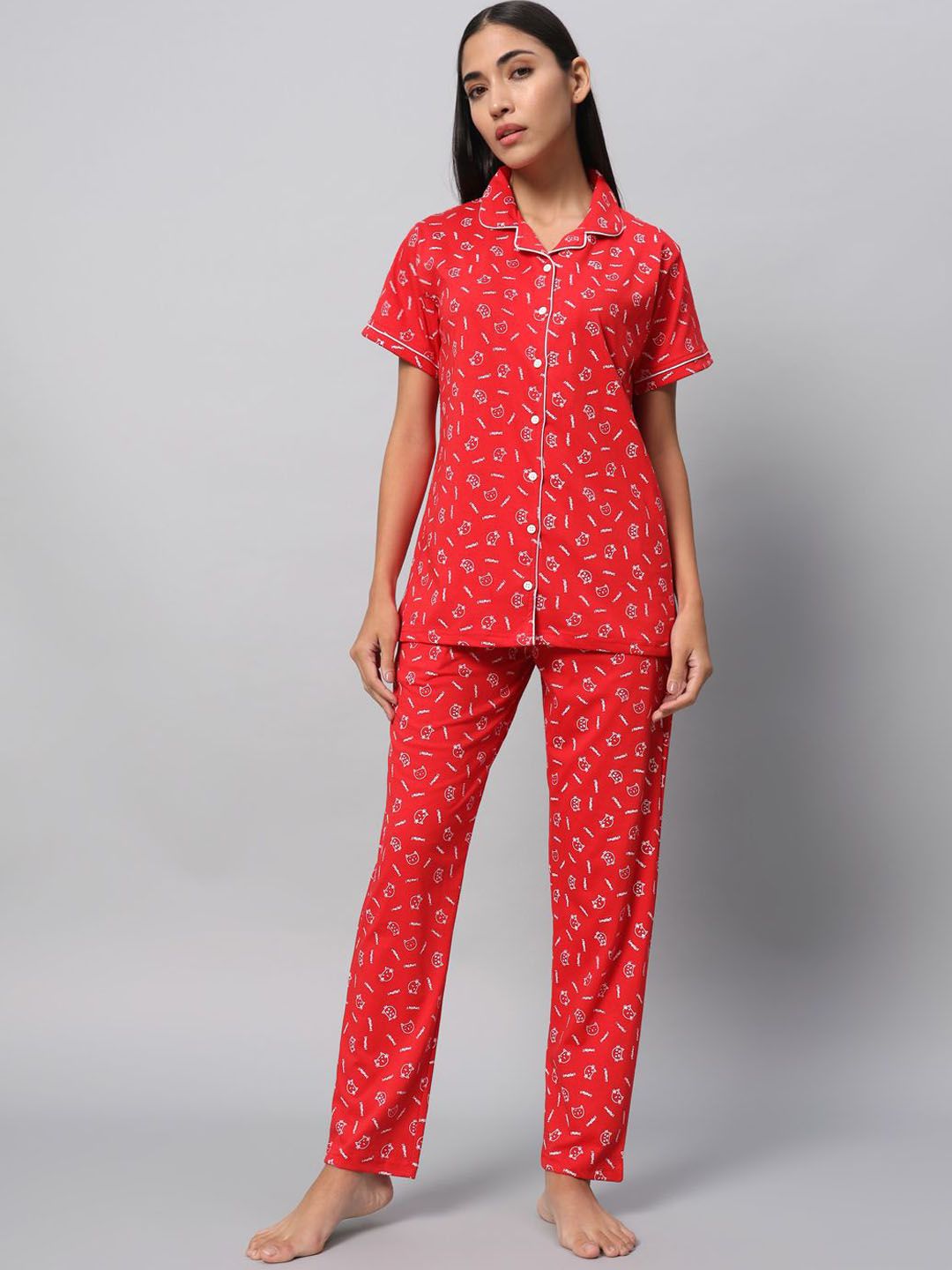 SEPHANI Women Printed Night suit-picture-18