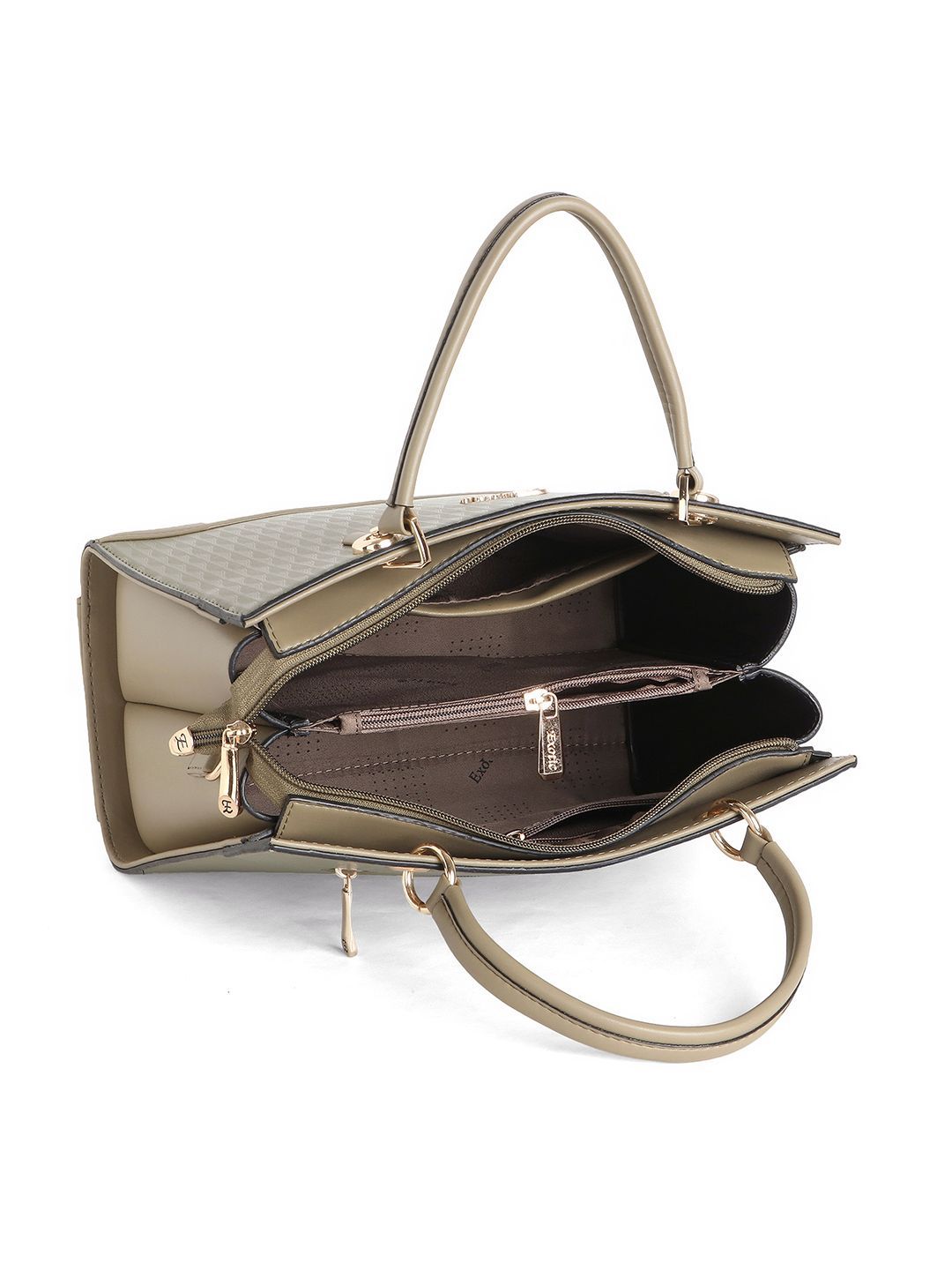 Exotic Women Textured Shopper Leather Satchel Bag-picture-24