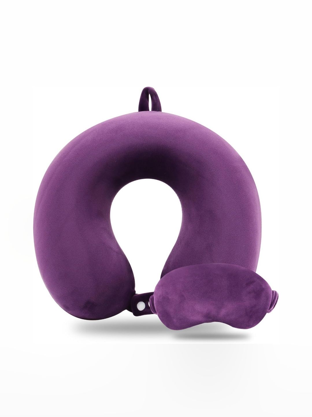 Pum Pum Purple 2 Pieces Microfibre Filled Polycotton Ultra Soft Travel Pillow-image-21