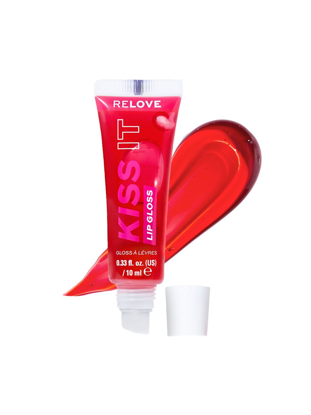 RELOVE Kiss It Long Lasting Lip Gloss - 10 ml - Cherry Red-picture-49