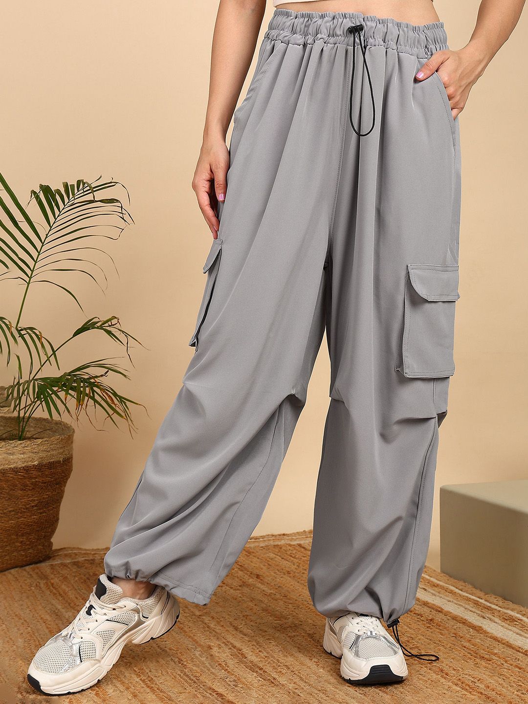Funday Fashion Women Cargos Trousers-picture-32