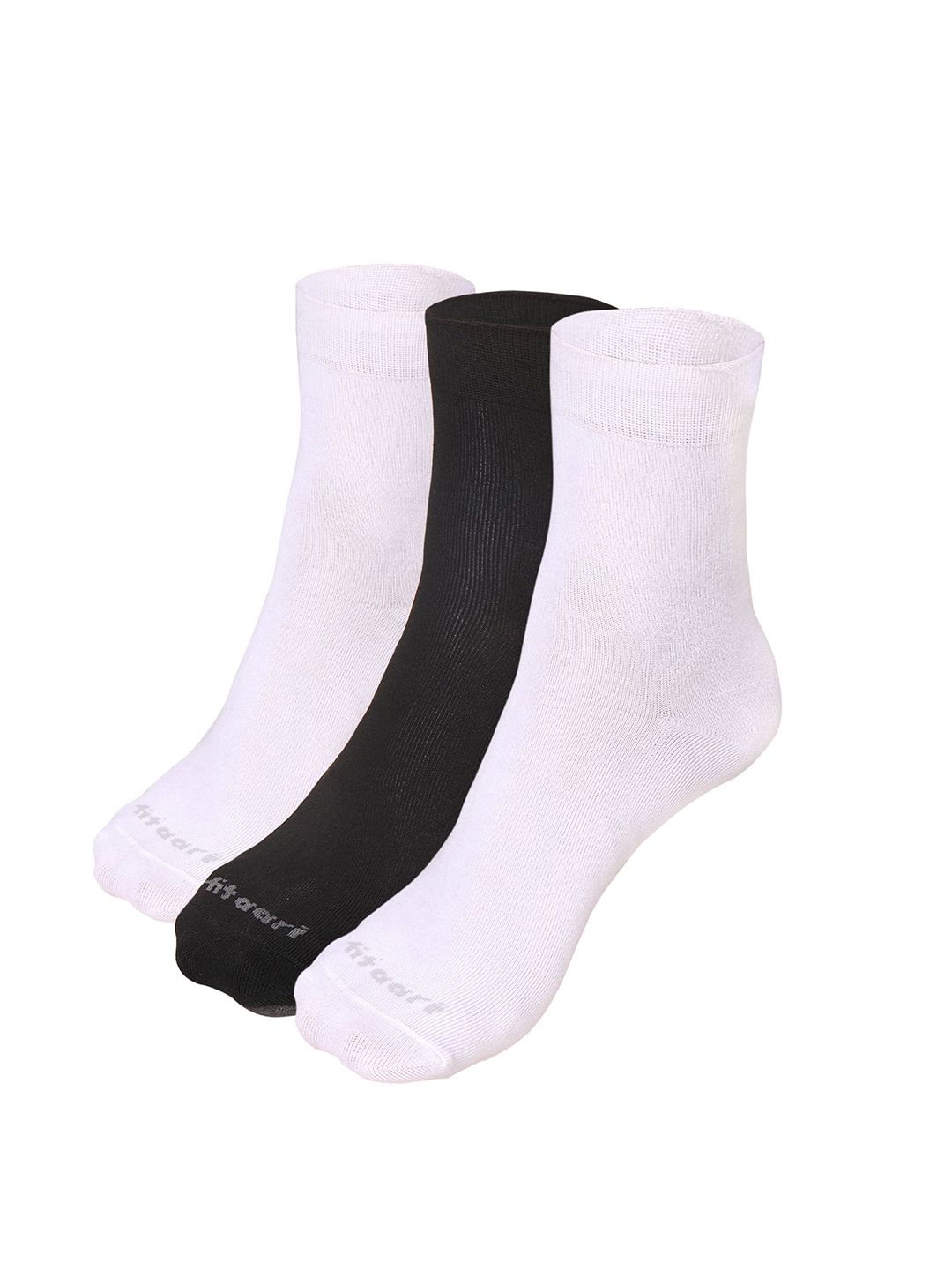 FITAARI Unisex Pack Of 3 Ankle-Length Socks-picture-12