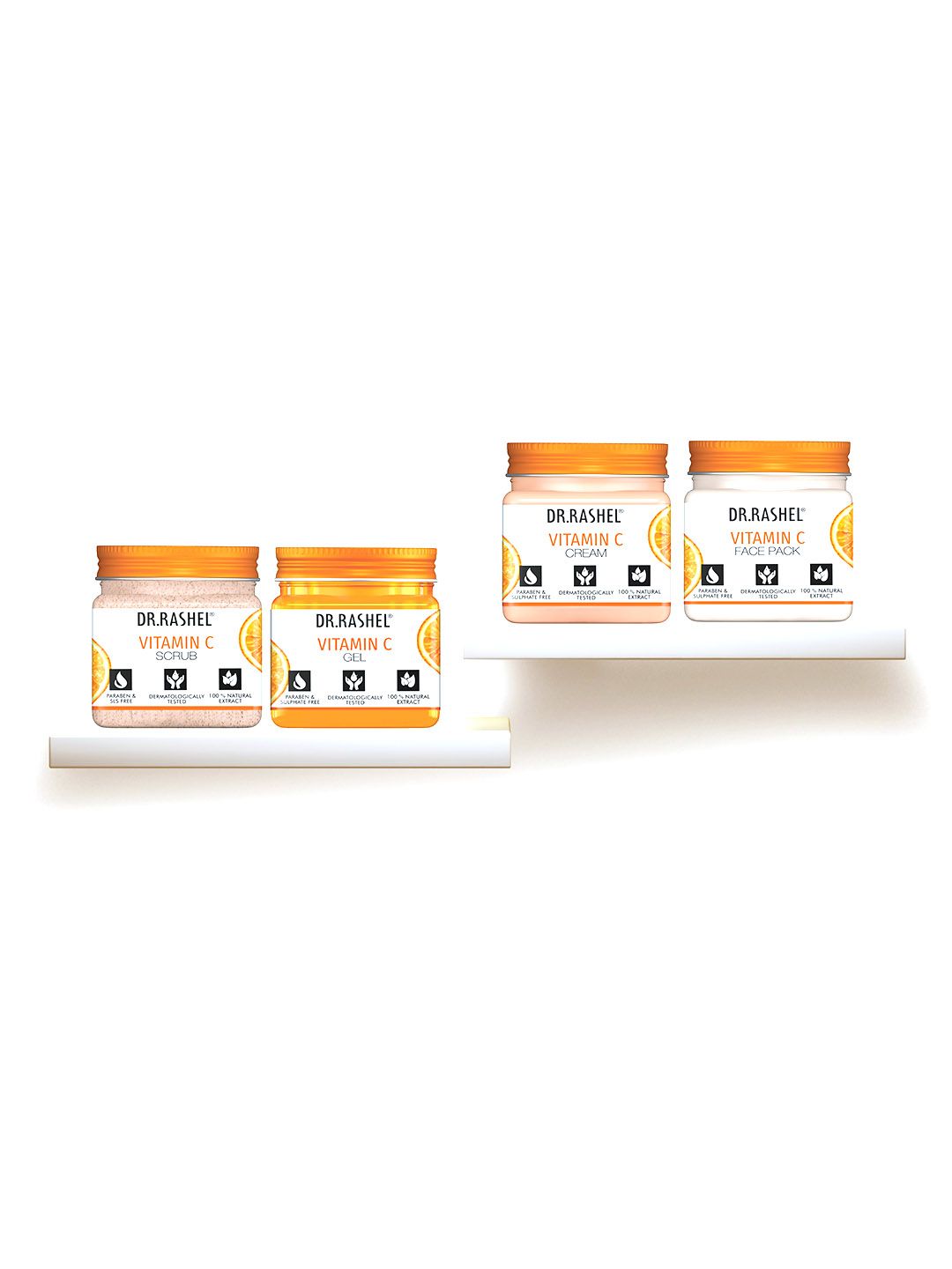 DR.RASHEL 4 Step Vitamin C Home Spa Kit- 180 ml-image-36