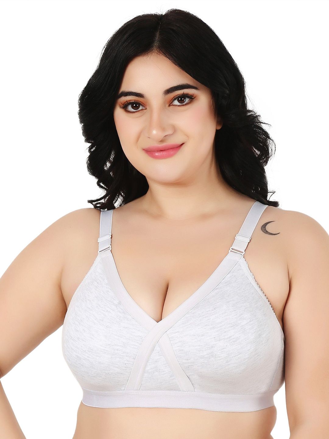 Designer Bugs T-Shirt Non Padded Full Coverage Cotton Bra-picture-18