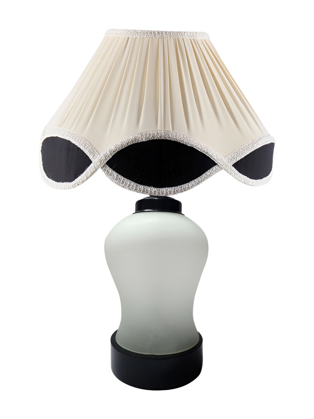 Aura White Glass Frustum Shaped Table Lamp-picture-37