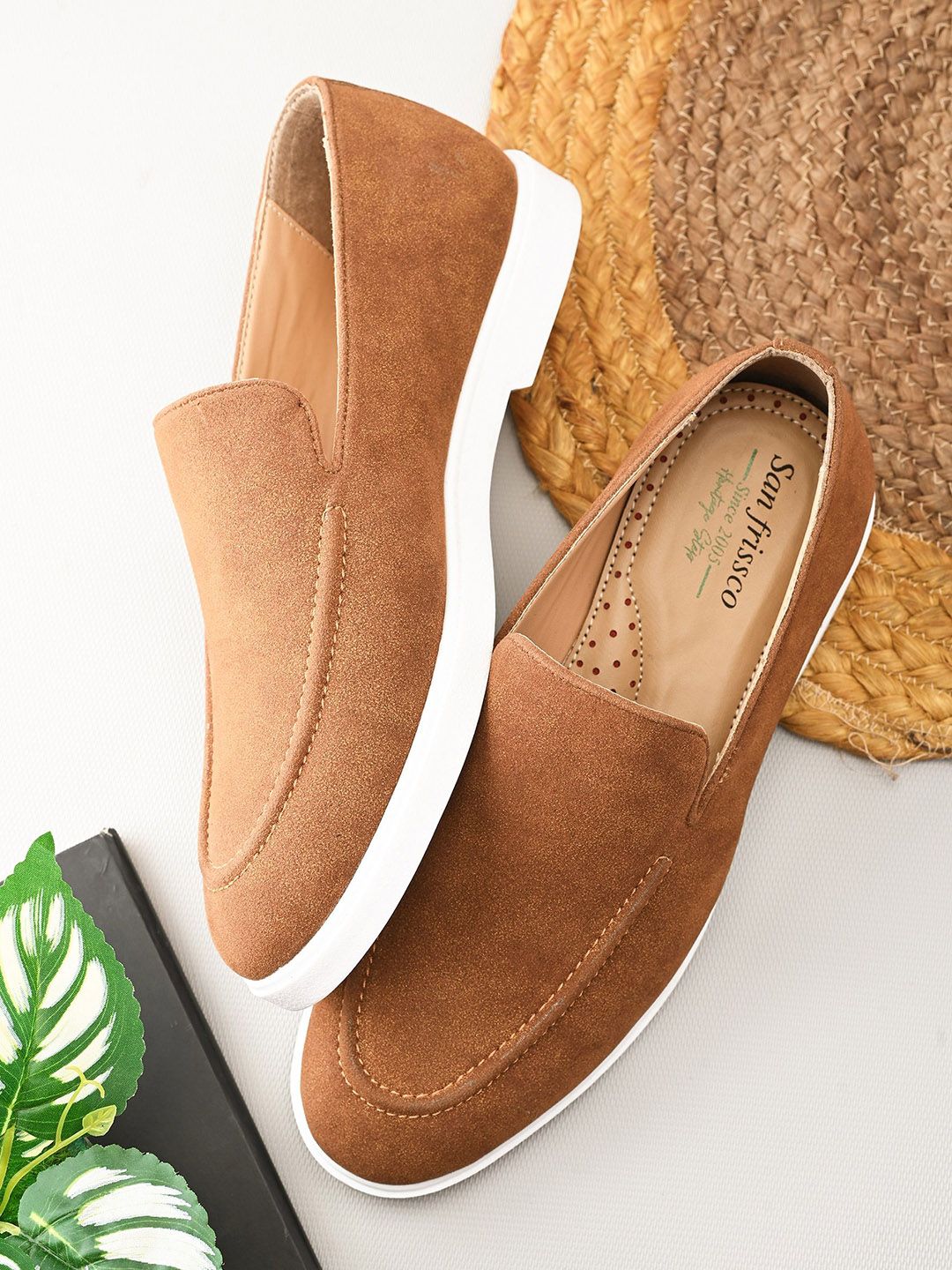 San Frissco Men Solid Regular Slip-On Sneakers-picture-36