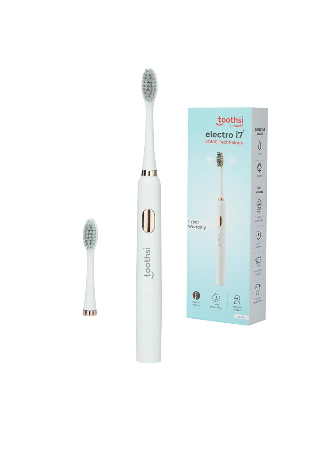 toothsi Toothsii7 Waterproof Electric Toothbrush- White-picture-16