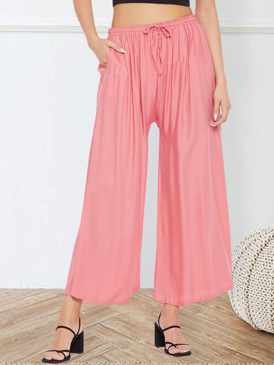 all about you Women Comfort Loose Fit Mid-Rise Parallel Trouser-picture-38