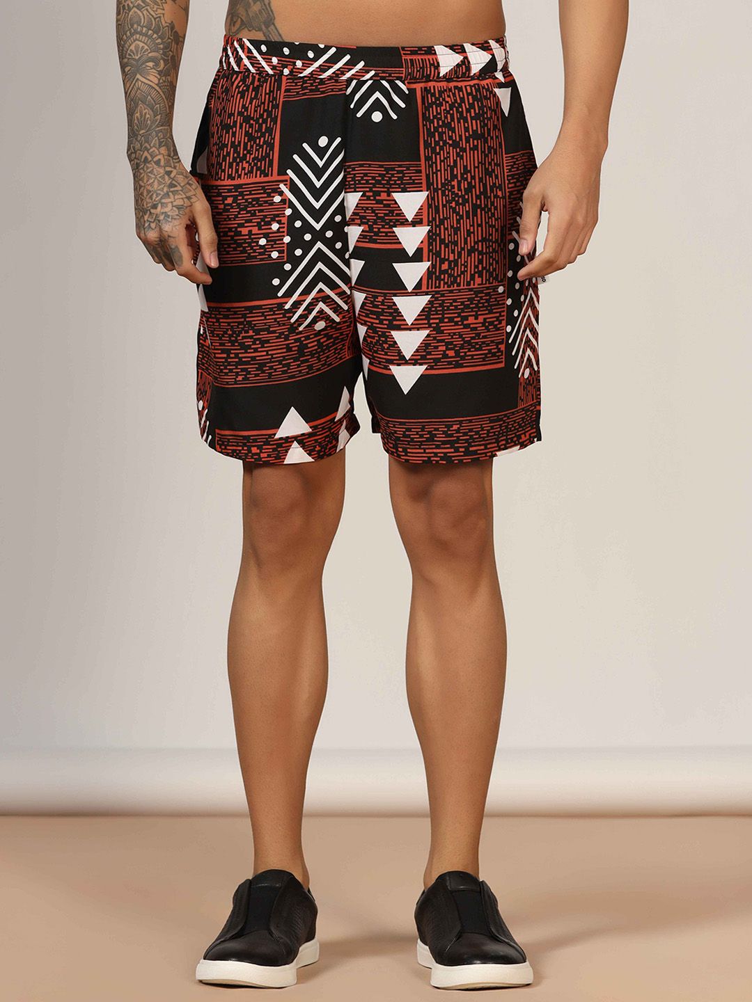 SZN Men High-Rise Loose Fit Regular Shorts-picture-25