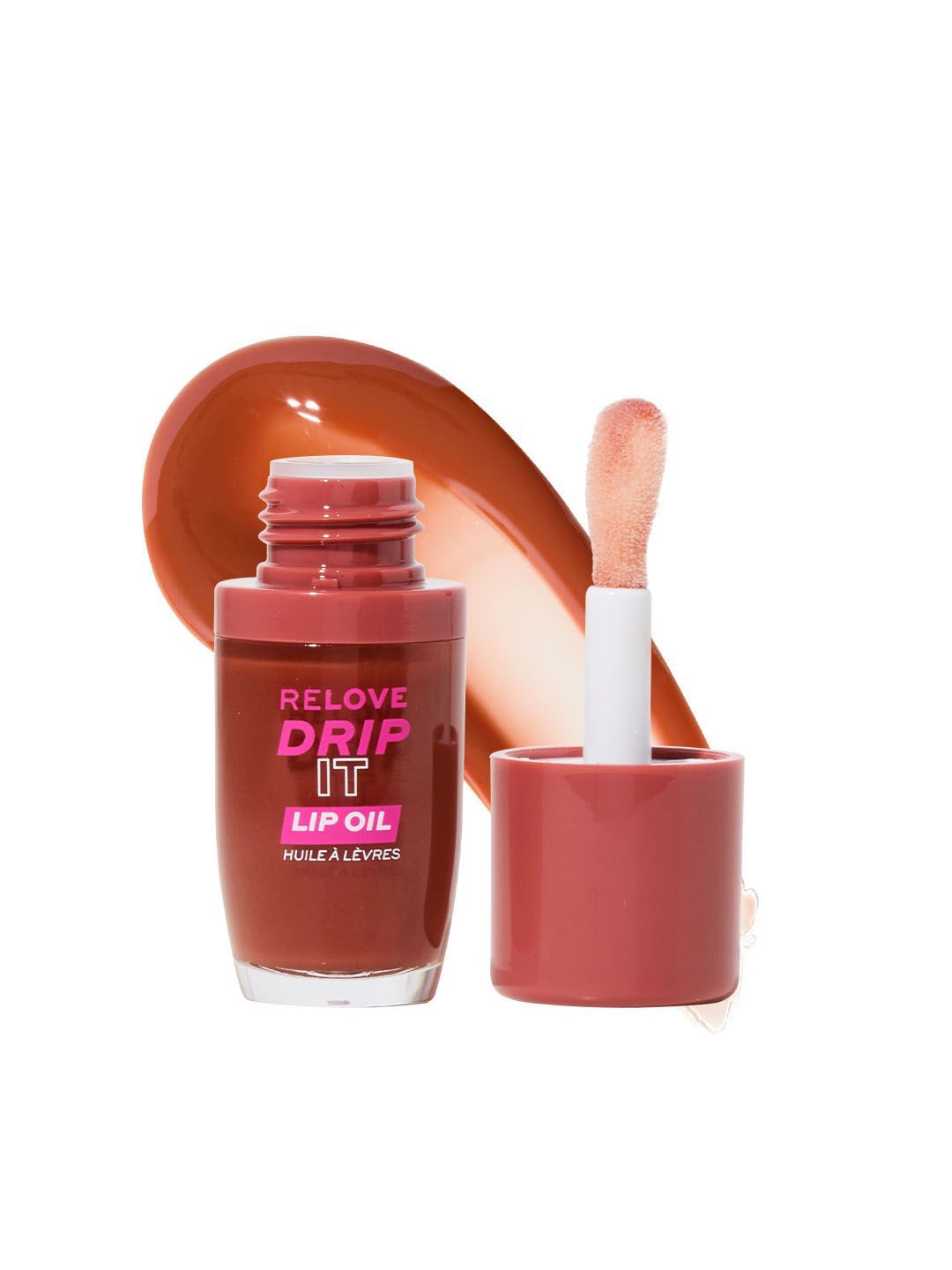 RELOVE Drip It Glossy Long Lasting Lip Oil - 5.5 ml - Peach-image-17