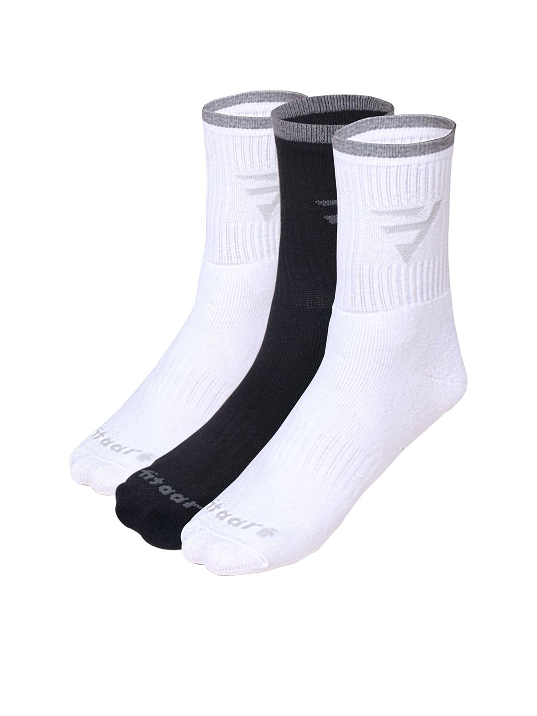 FITAARI Unisex Pack Of 3 Ankle-Length Socks-image-47