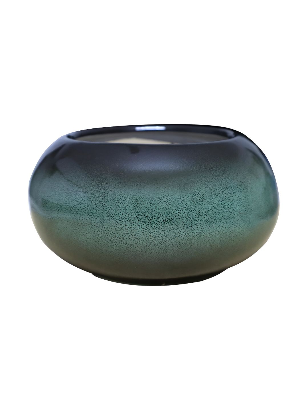 Urbanroots Green & Black Ceramic Bonsai Planter-image-2