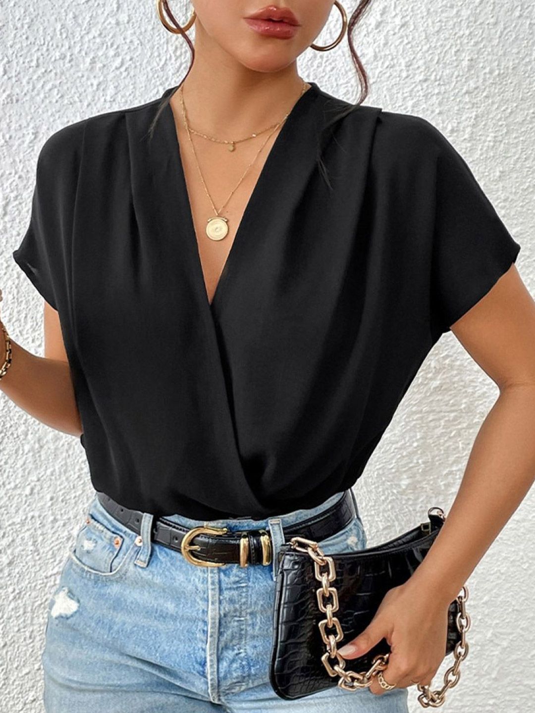 StyleCast Women V-Neck Bodysuit-picture-58