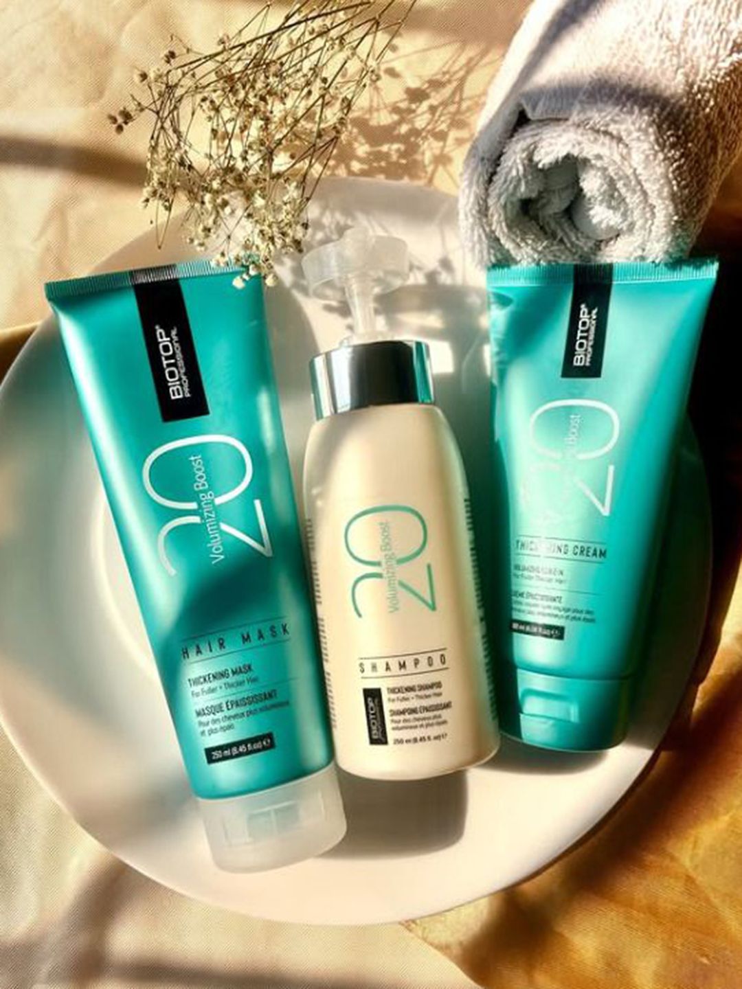 BIOTOP PROFESSIONAL Set Of 3 20 Volumizing Booster Shampoo, Hair Mask & Hair Cream- 250 ml-image-3