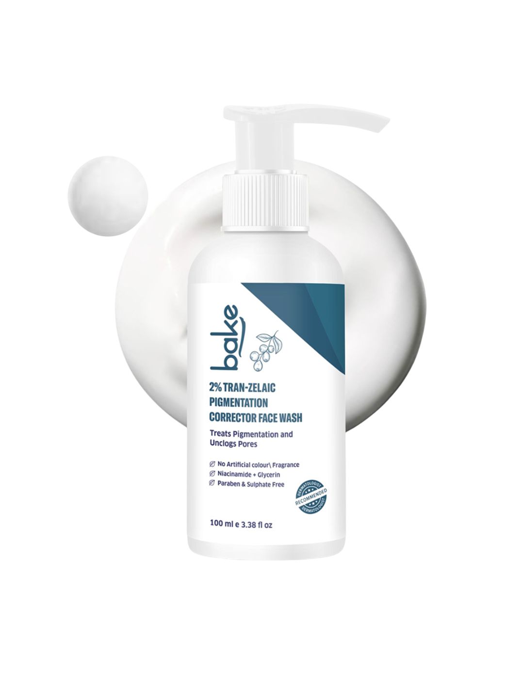 BAKE 2% Tran-Zelaic Pigmentation Corrector Milky Face Wash- 100 ml-image-40