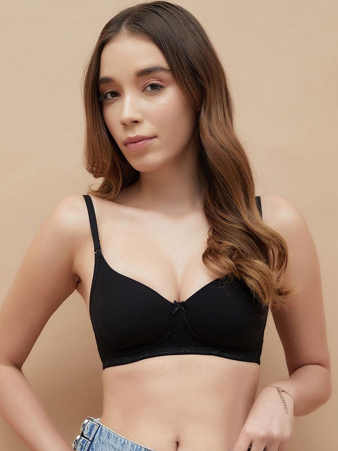 Ginger by Lifestyle  Full Coverage Underwired Lightly Padded Seamless Everyday Bra