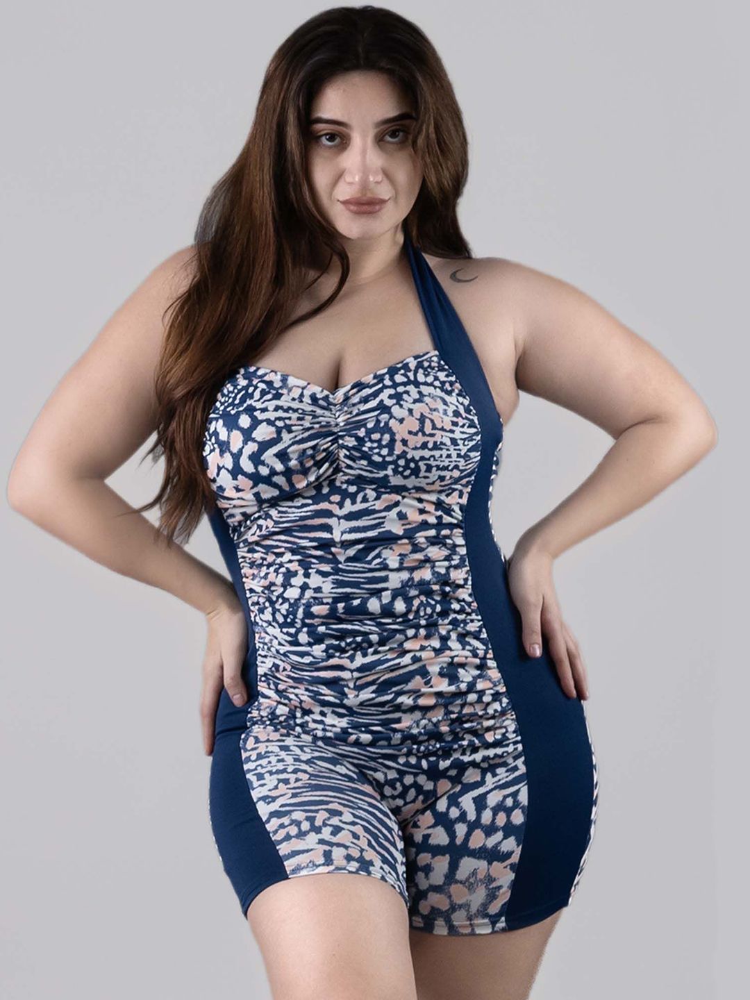 Keepfit Printed Halter Neck Legsuit-picture-58