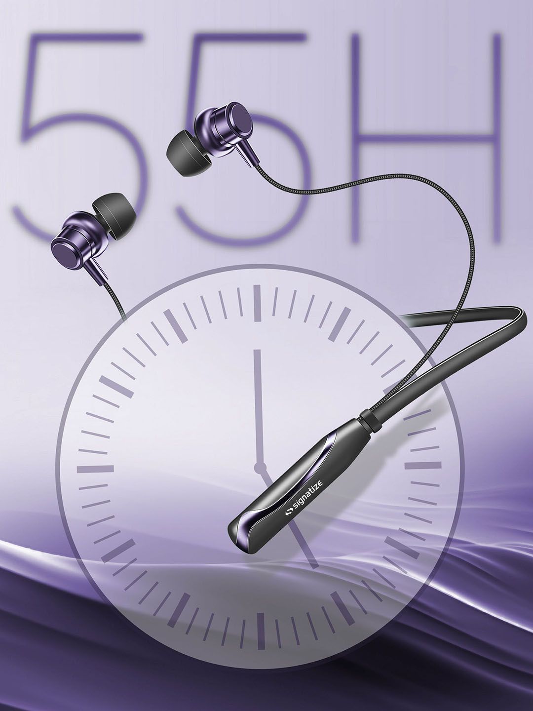SIGNATIZE Neckband Wireless Bluetooth Headphone-image-12