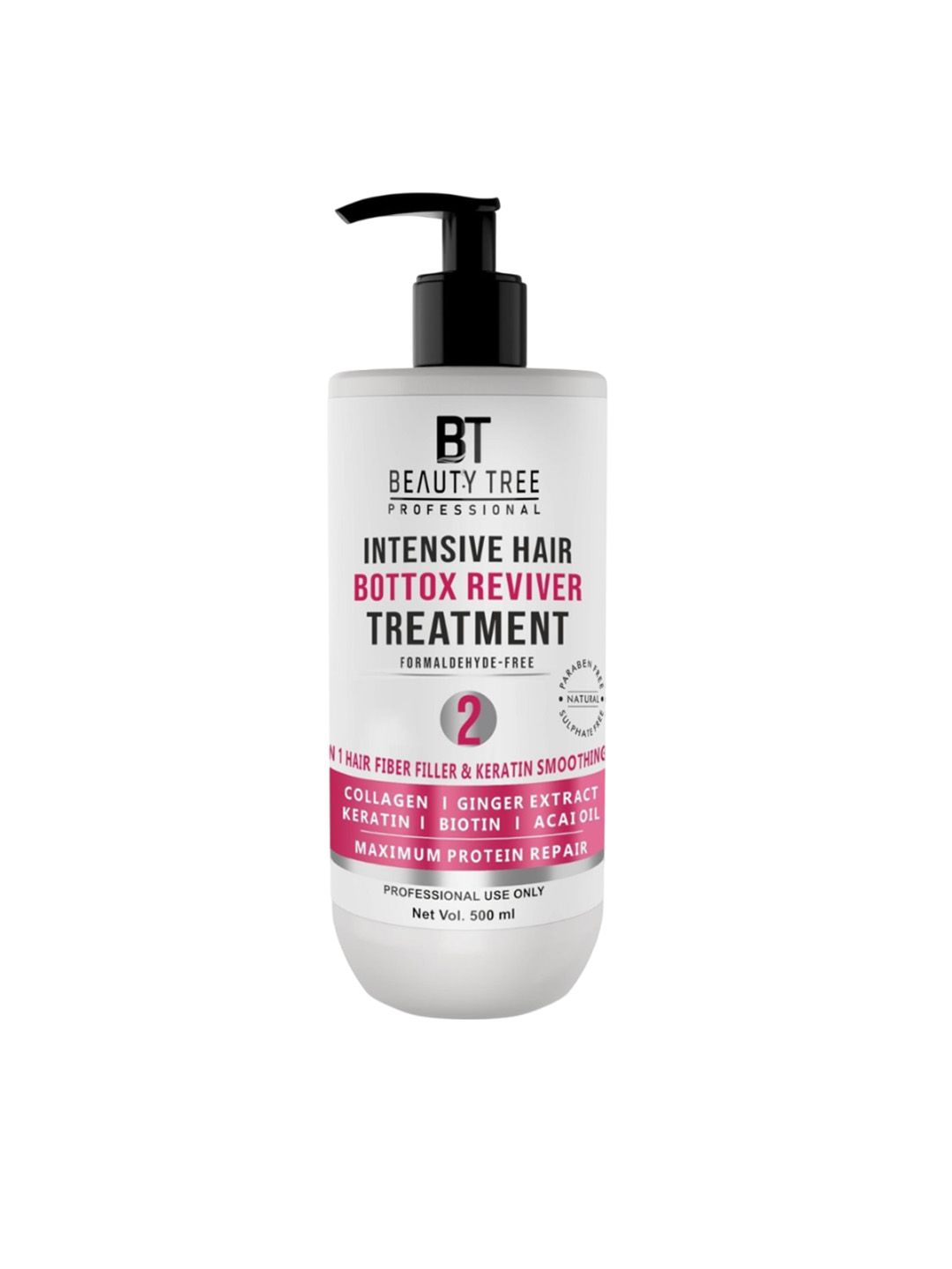 Beauty Tree Intensive Hair Botox Reviver Professional Hair Treatment - 500 ml