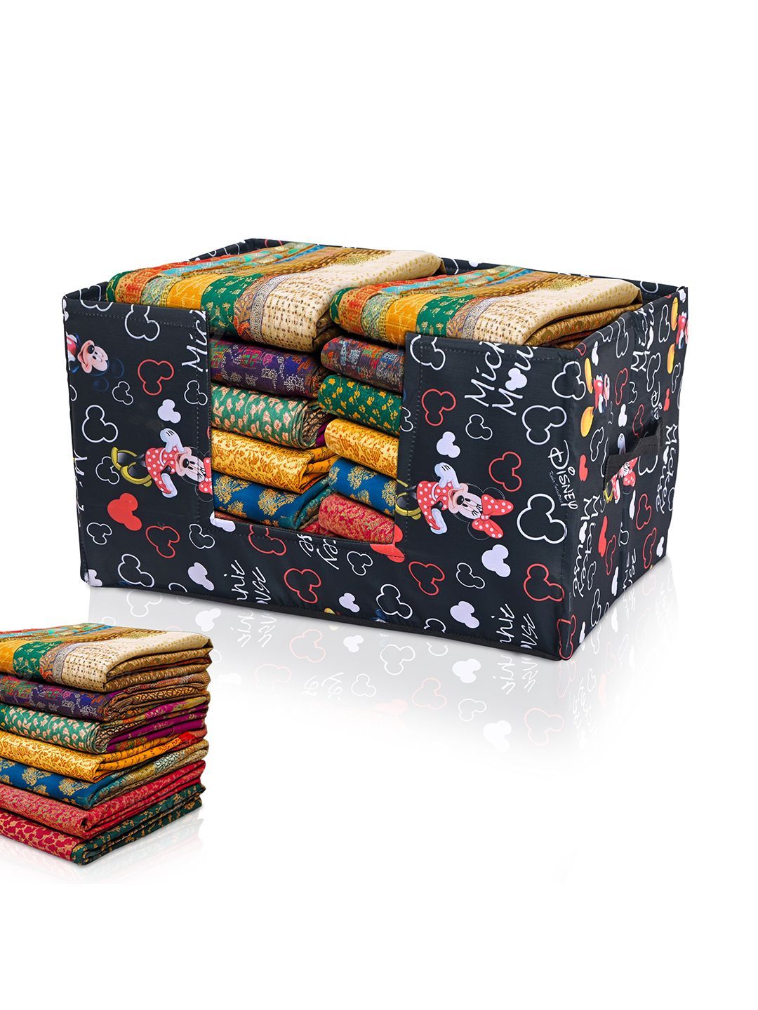 Kuber Industries Black & White Printed Cloth Organiser-picture-11