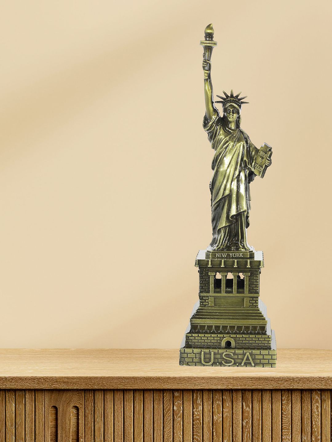 THE QUIRKY HOME Bronze-Toned Figurine Showpiece-picture-43