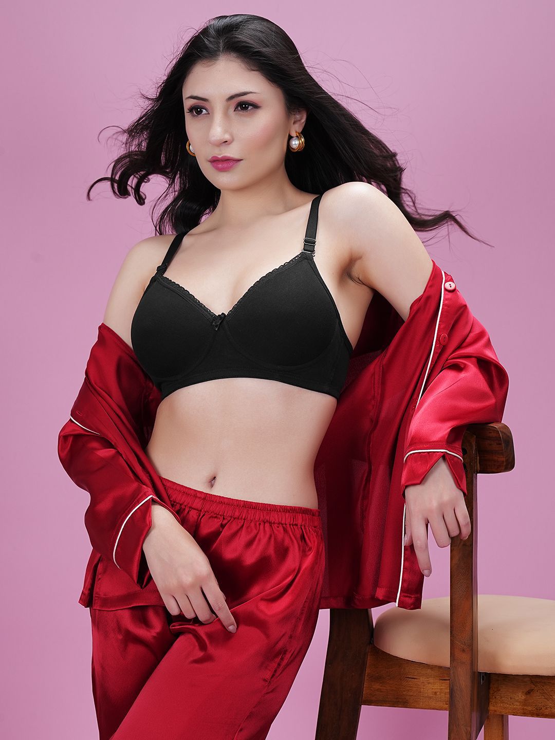 DressBerry All Day Comfort Full Coverage Lightly Padded Bra