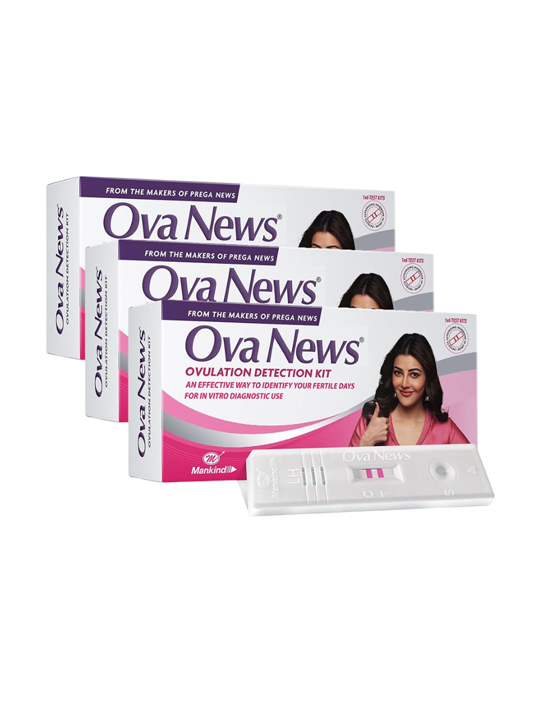 Prega News Set Of 3 Ova News Ovulation Detection Kit
