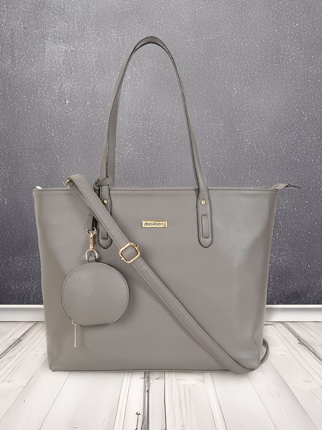 DressBerry Women Solid Shoulder Bag With Pouch-picture-17