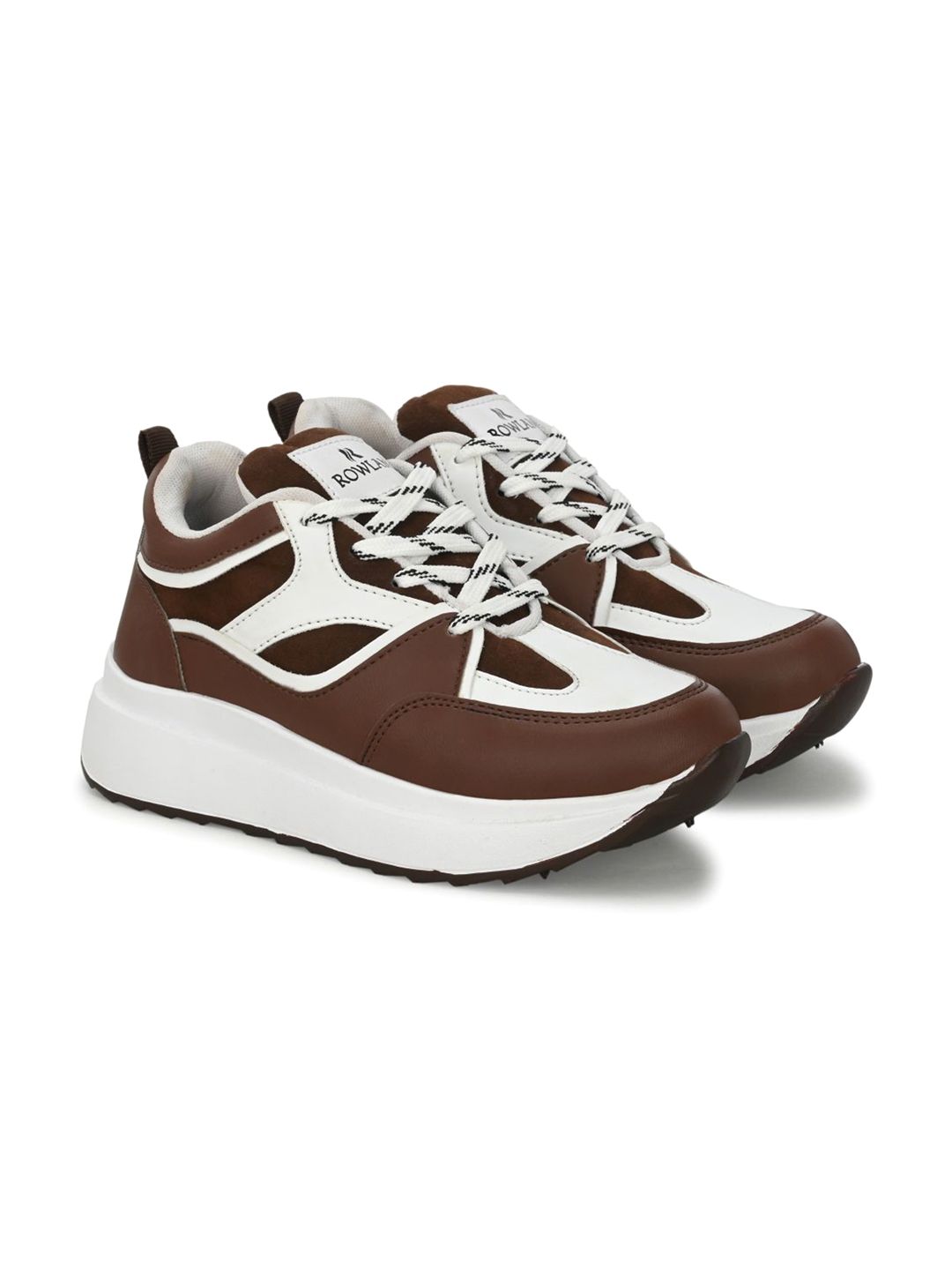 Rowlans Women Colourblocked Regular Round Toe Sneakers-image-12