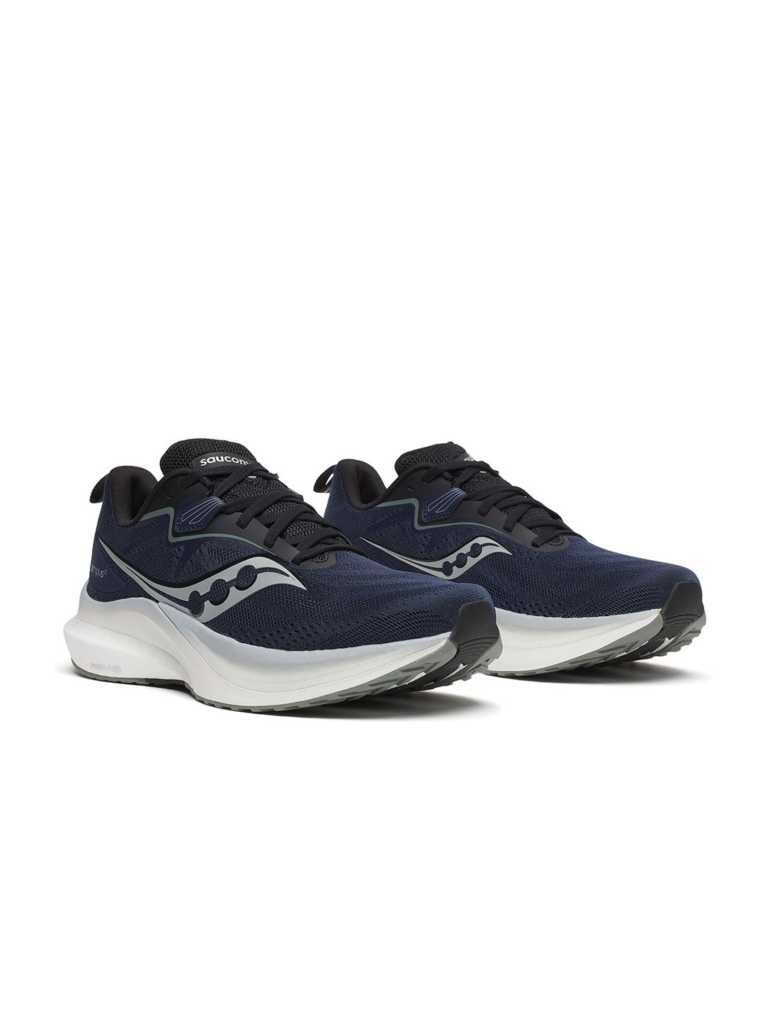 saucony Men Tempus 2 Pwrrun Pb Navy/Black UK 6 Non-MarkingRunning Shoes-image-16