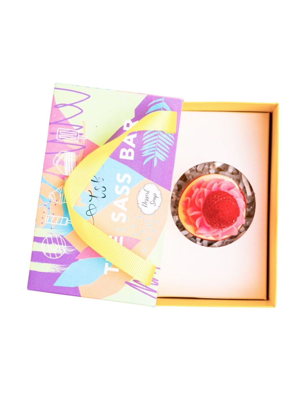 The Sass Bar Fraises Mini Cupcake Soap - 80 g-picture-17