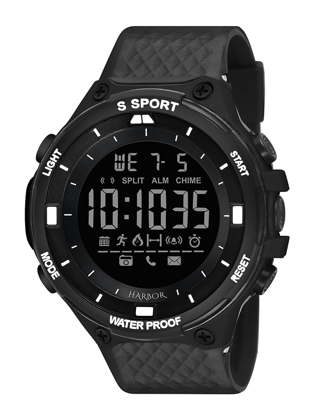 HARBOR Men Dial & Straps Digital Watch 9084_Black-picture-33