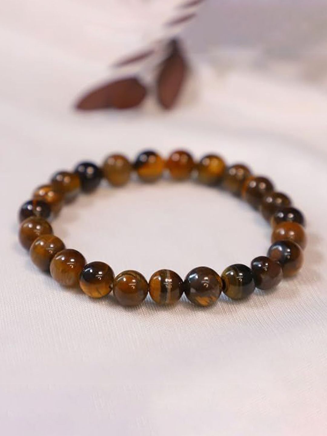 CRYSTAL DIVINE Unisex Tigers Eye Elasticated Bracelet-picture-38