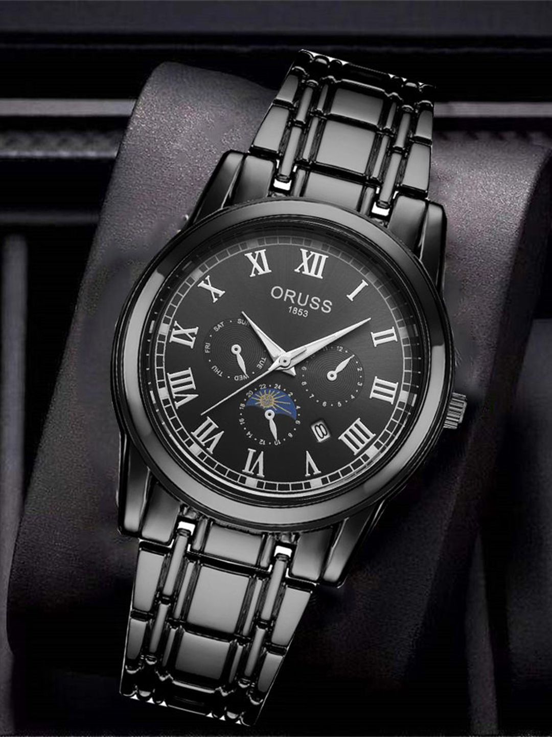 ORUSS Men Round Dial & Stainless Steel Straps Analogue Watch IHHCJBEBFACJ-picture-14