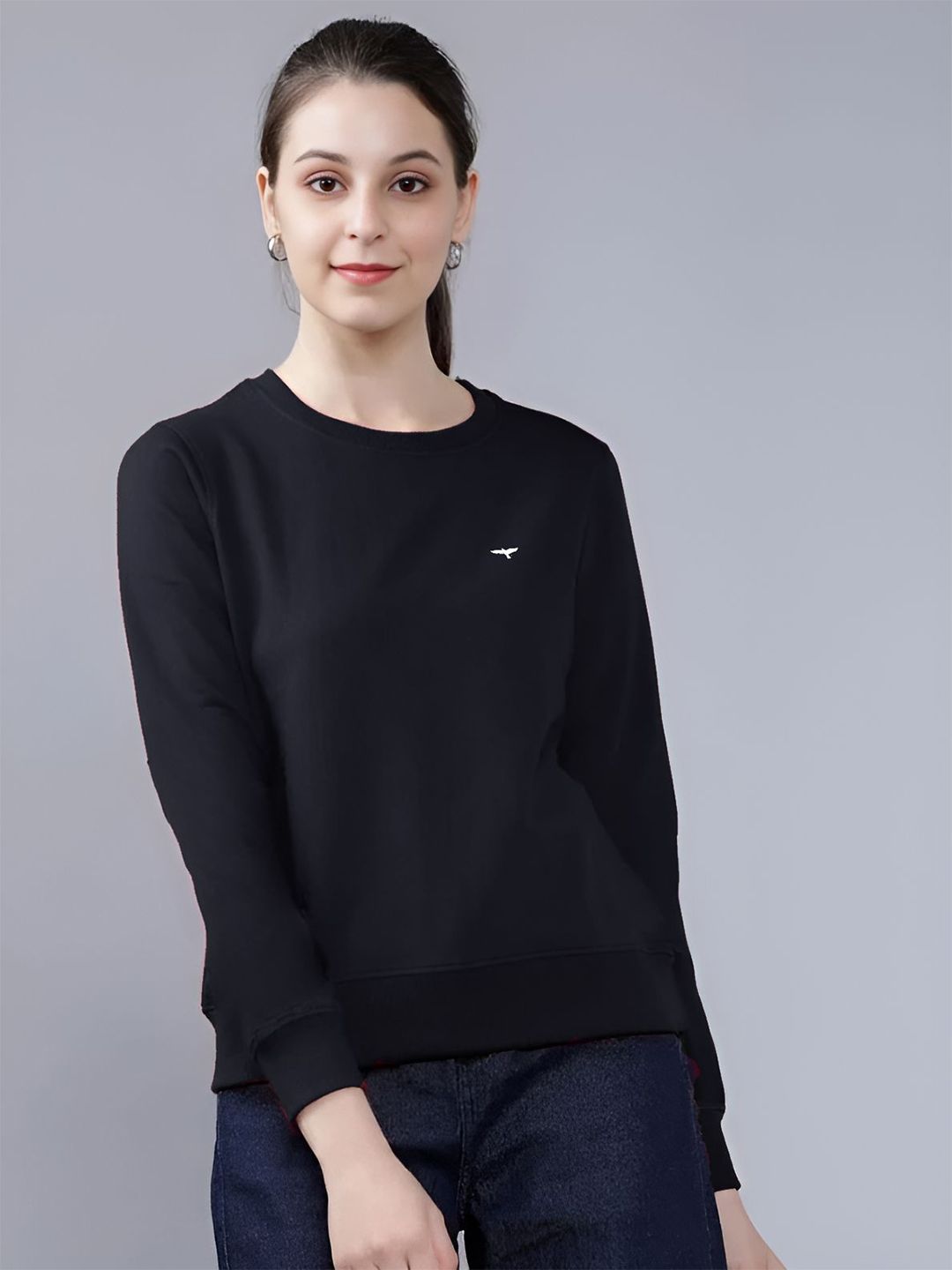 REYA Women Round Neck Cotton Sweatshirt-picture-39