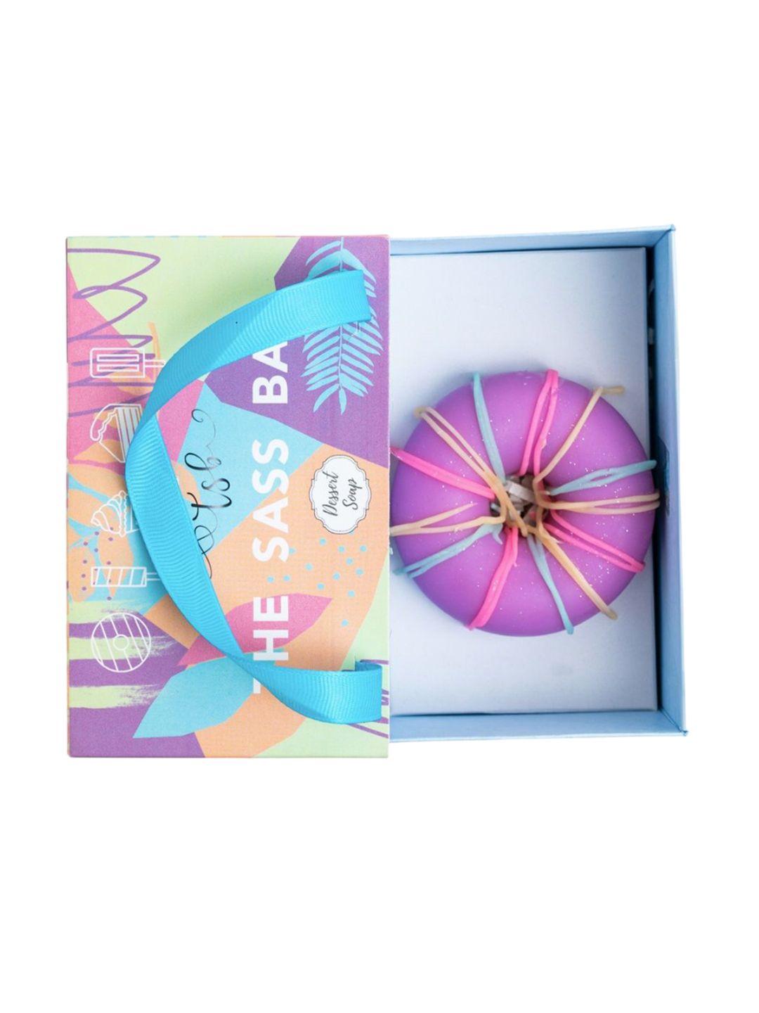 The Sass Bar Summer Melange Donut Dessert Softening Soap With Cocoa Butter - 80 g-image-30