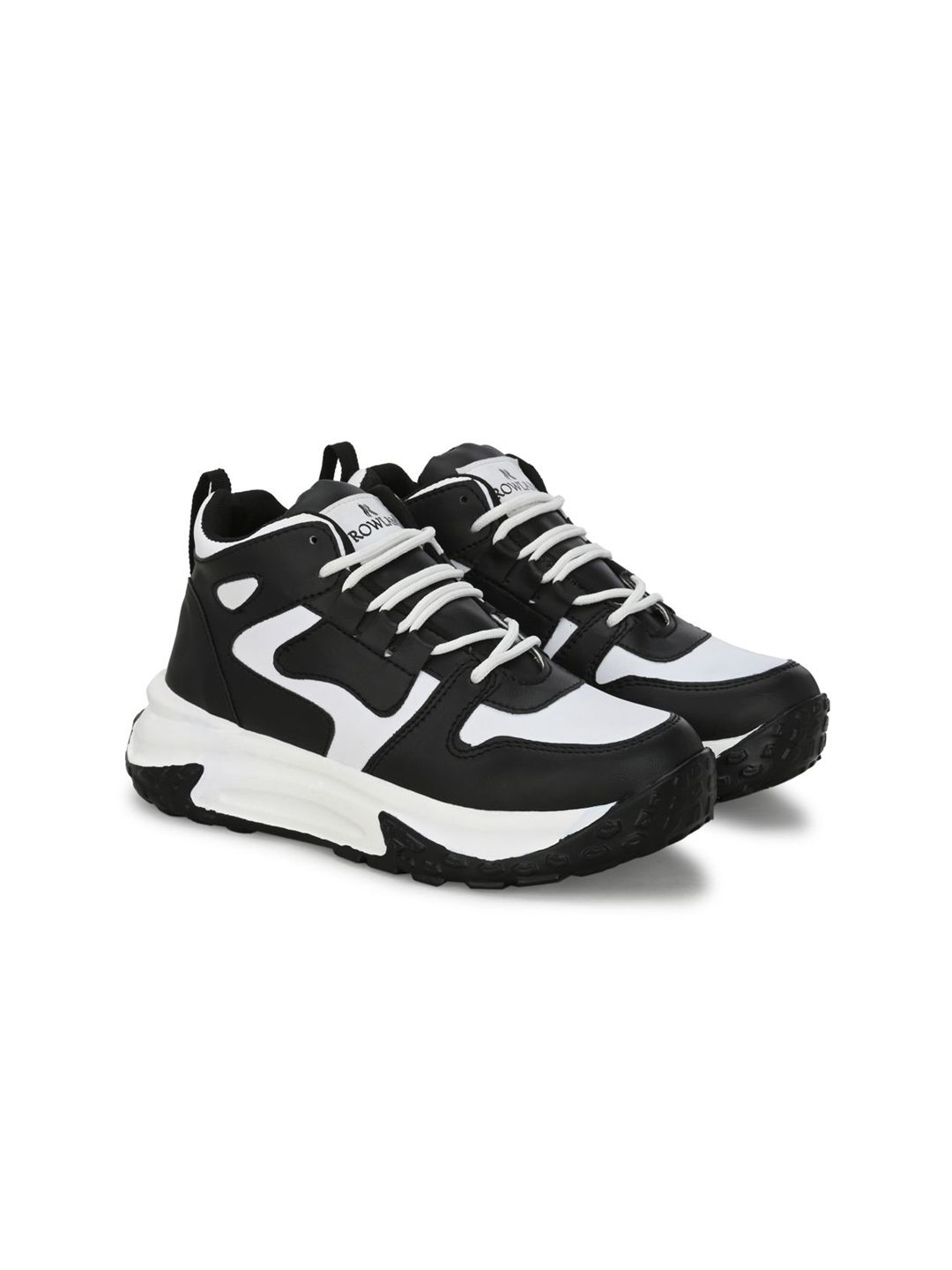 Rowlans Women Colourblocked Round Toe Lace-Ups Sneakers-image-18