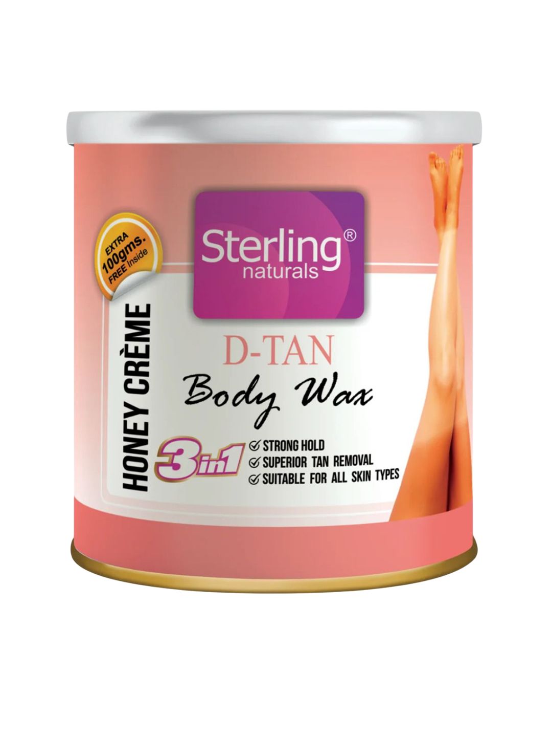 Sterling Naturals Honey Cream 3 In 1 D-Tan Body Wax - 700 g-picture-34