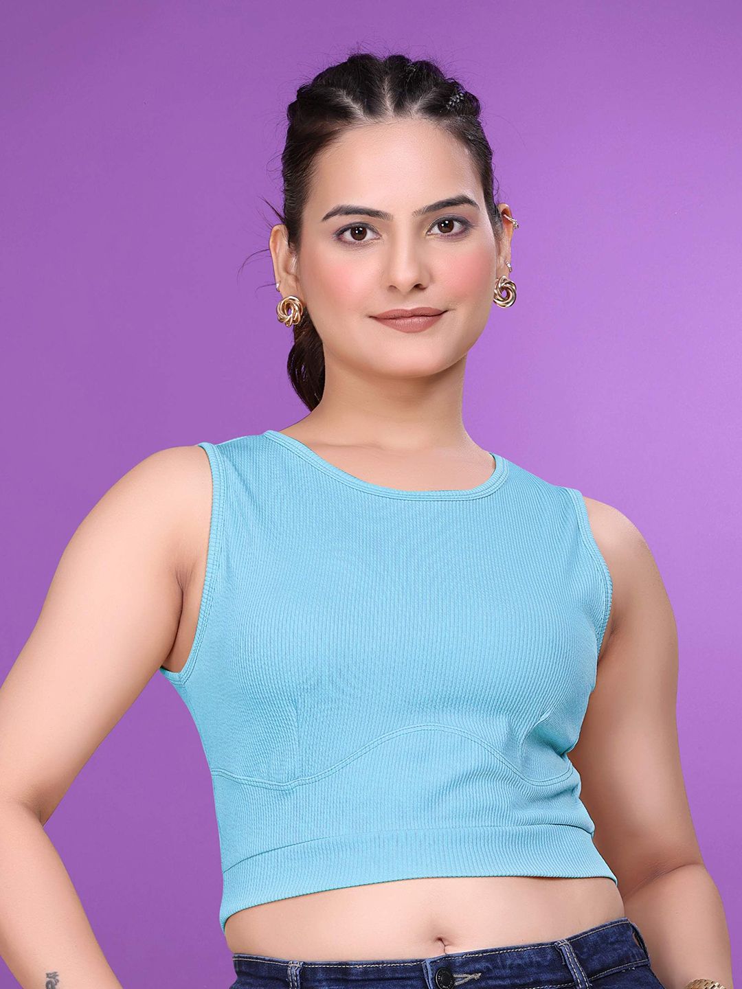 SAKARMAA Women Tank Crop Top-image-27