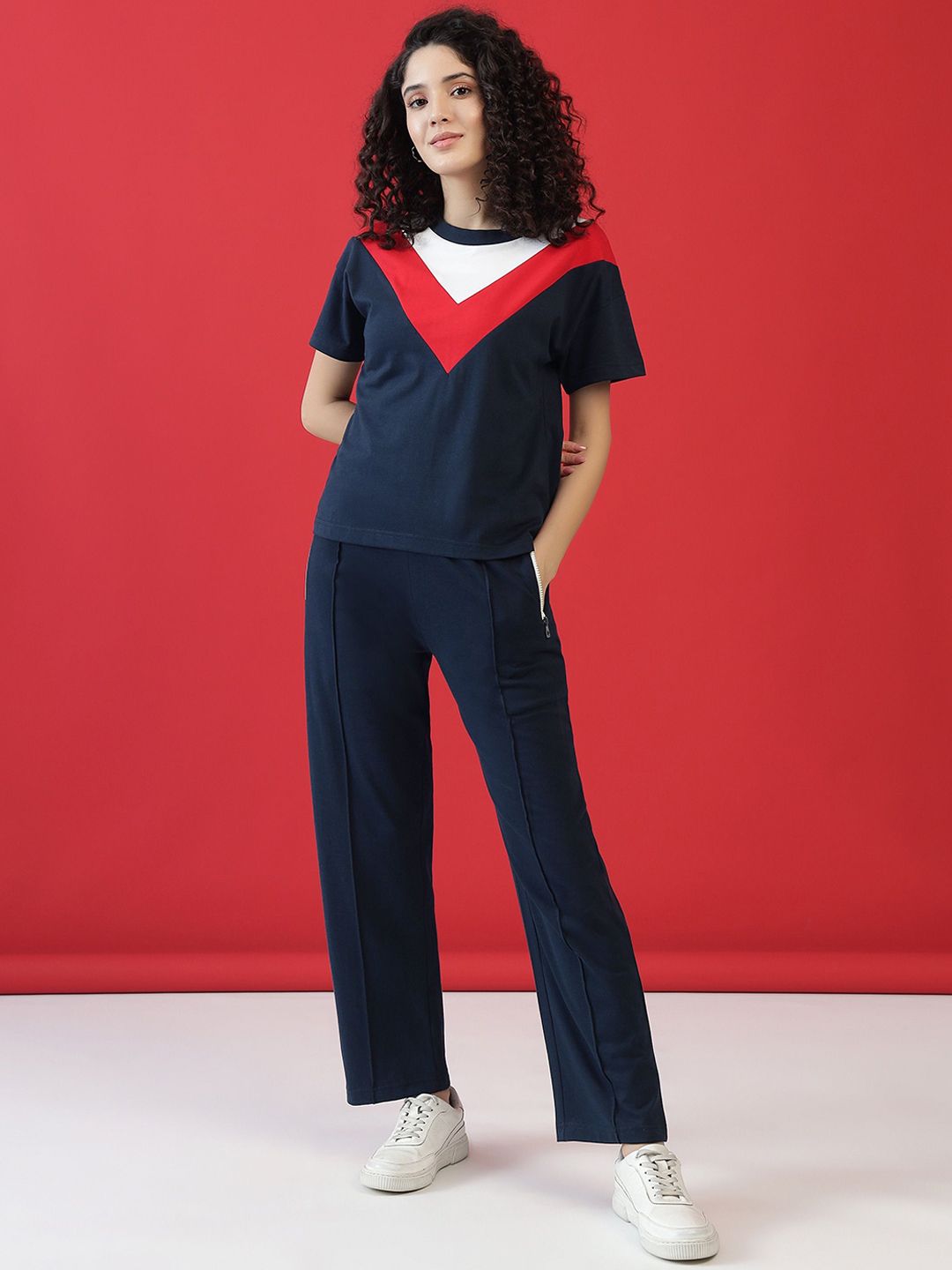 PRRODALITY Pure Cotton T-Shirt With Trousers Co-Ords-picture-20