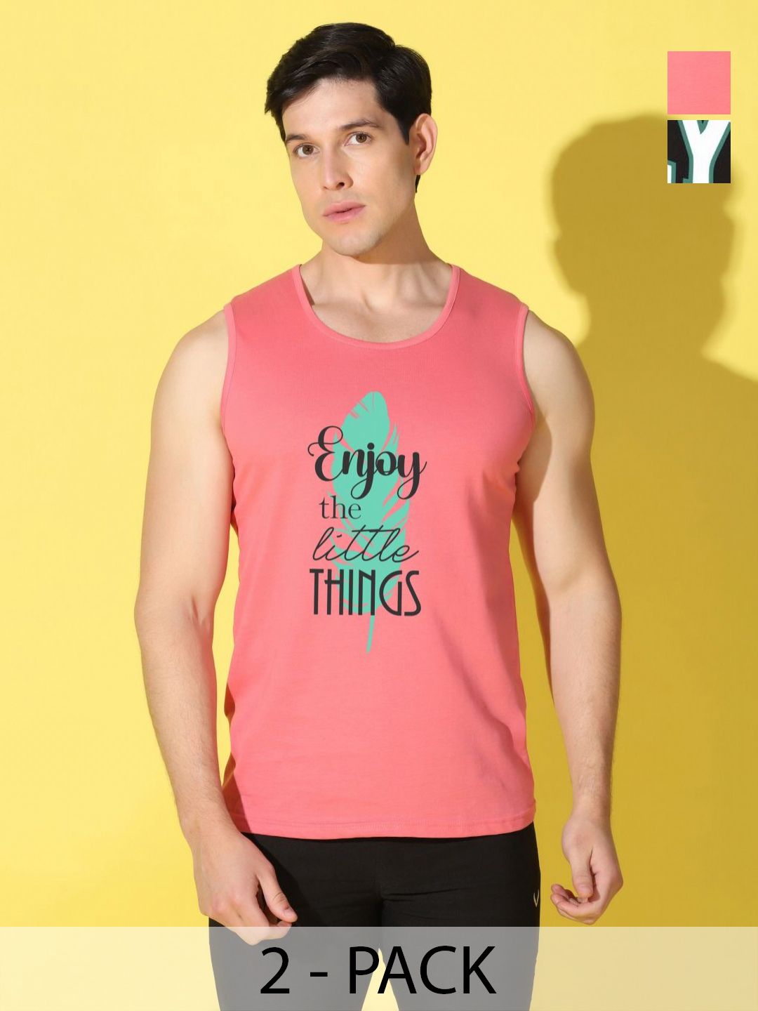 WOOSTRO Men Typography 2 Printed Applique Slim Fit T-shirt-picture-23