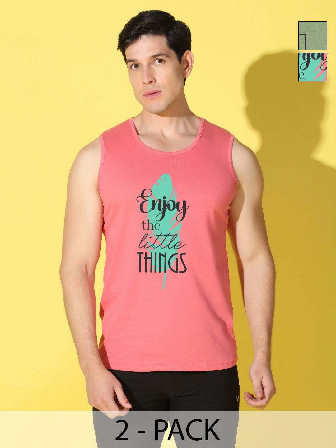 WOOSTRO Men Typography 2 Printed Raw Edge Slim Fit T-shirt-picture-22